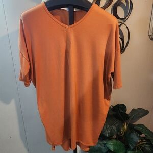 LuLaRoe Orange Tunic Top